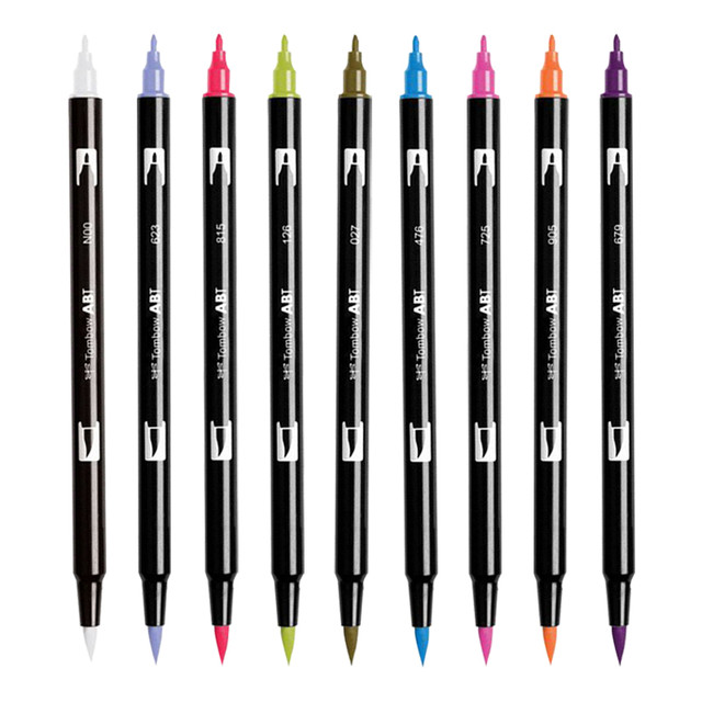 Tombow Calligraphy Brush Pen, Tombow Brush Pen Art Markers